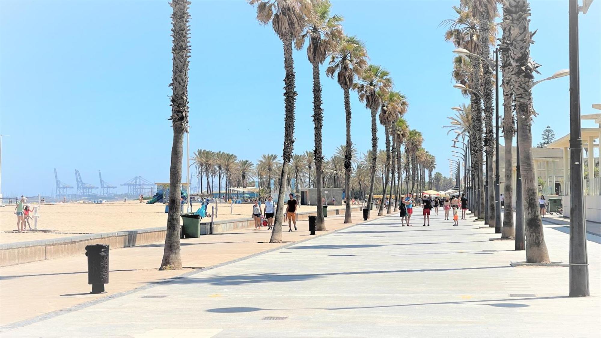 Beach Valencia Luxury A40-28 Apartment With Terrace And Sea Views Exterior foto